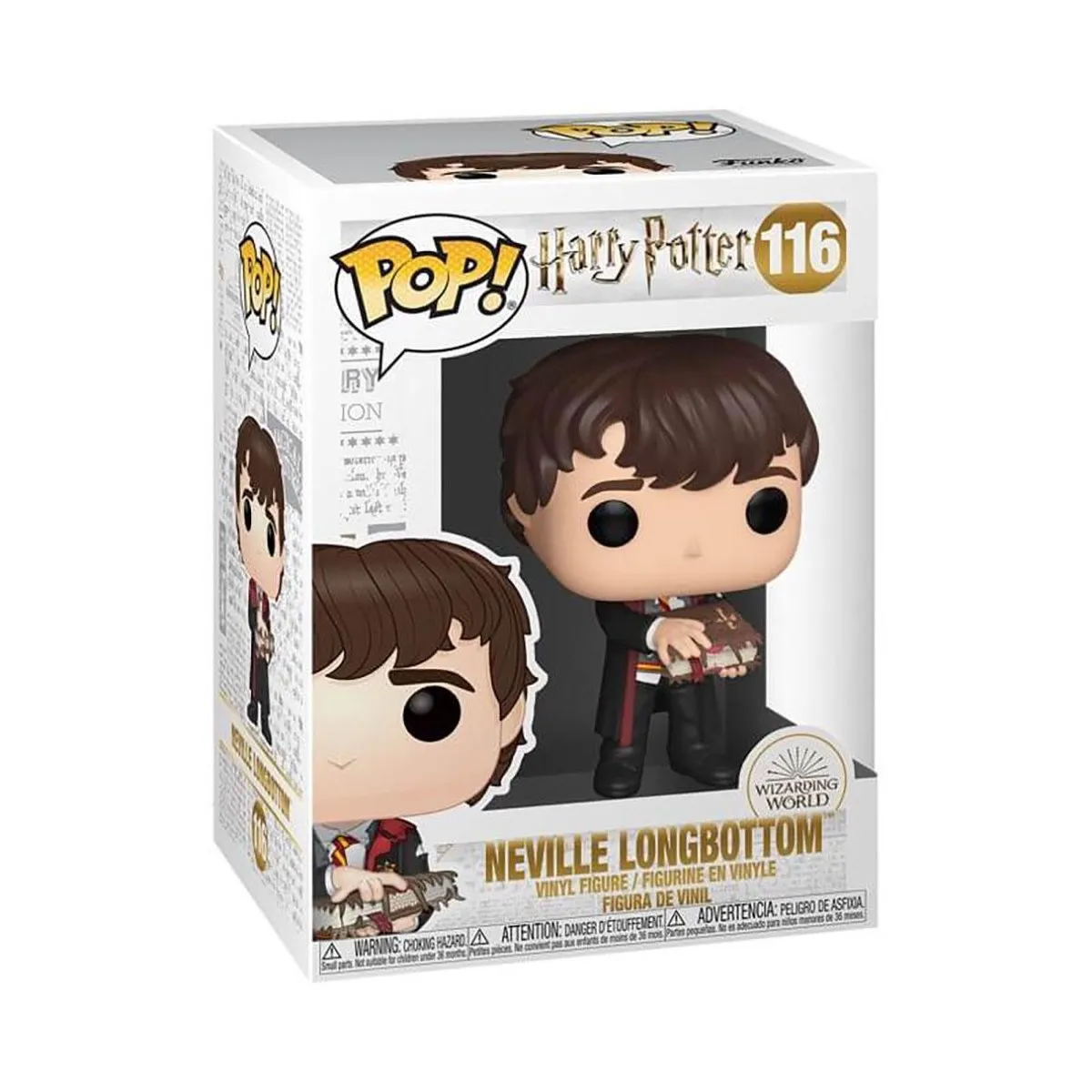 Funko Harry Potter POP! Movies Neville With Monster Book - FUN48068