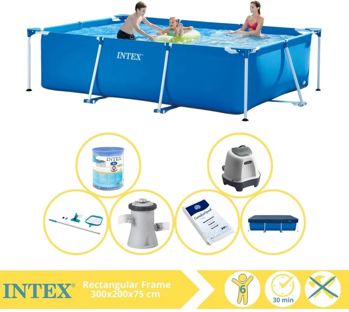 Intex 28272NP Opzetzwembad 300x200x75cm