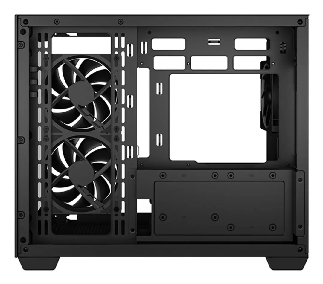 DeepCool CG330 3F Micro-ATX Behuizing - 4 Ventilatoren