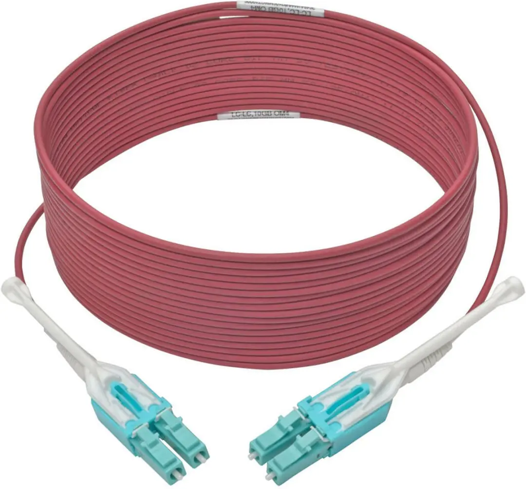 Tripp Lite N821-08M-MG-T Glasvezelkabel 8m OM4 LC - Magenta
