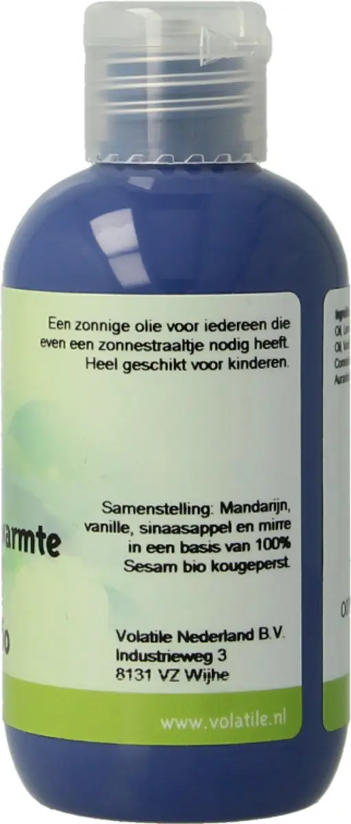 Volatile Massageolie Sesam Zonnewarmte 100ml
