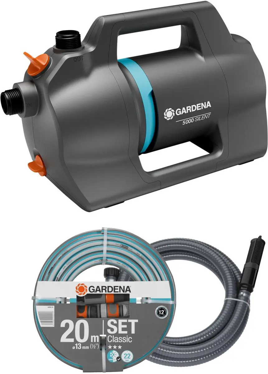 Gardena Besproeiingspomp 5000 Silent Set