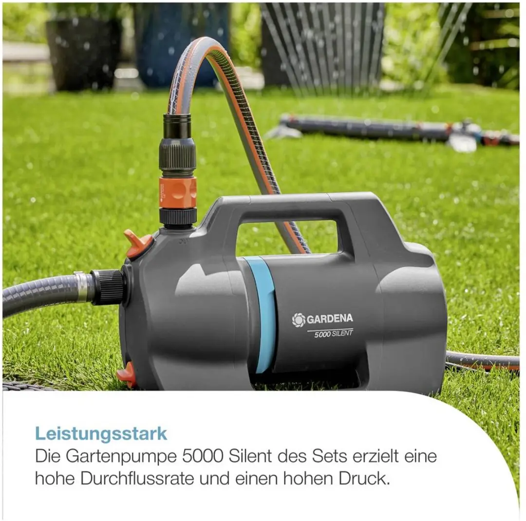 Gardena Besproeiingspomp 5000 Silent Set - 5000 l/h