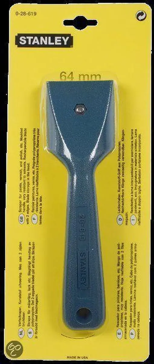 Stanley FatMax Glasschraper 64mm - Geel