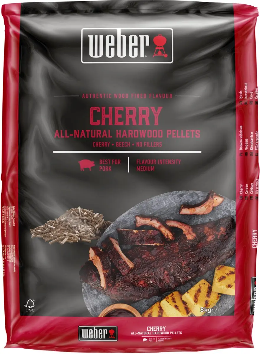 Weber Wood Pellets Cherry 8 kg