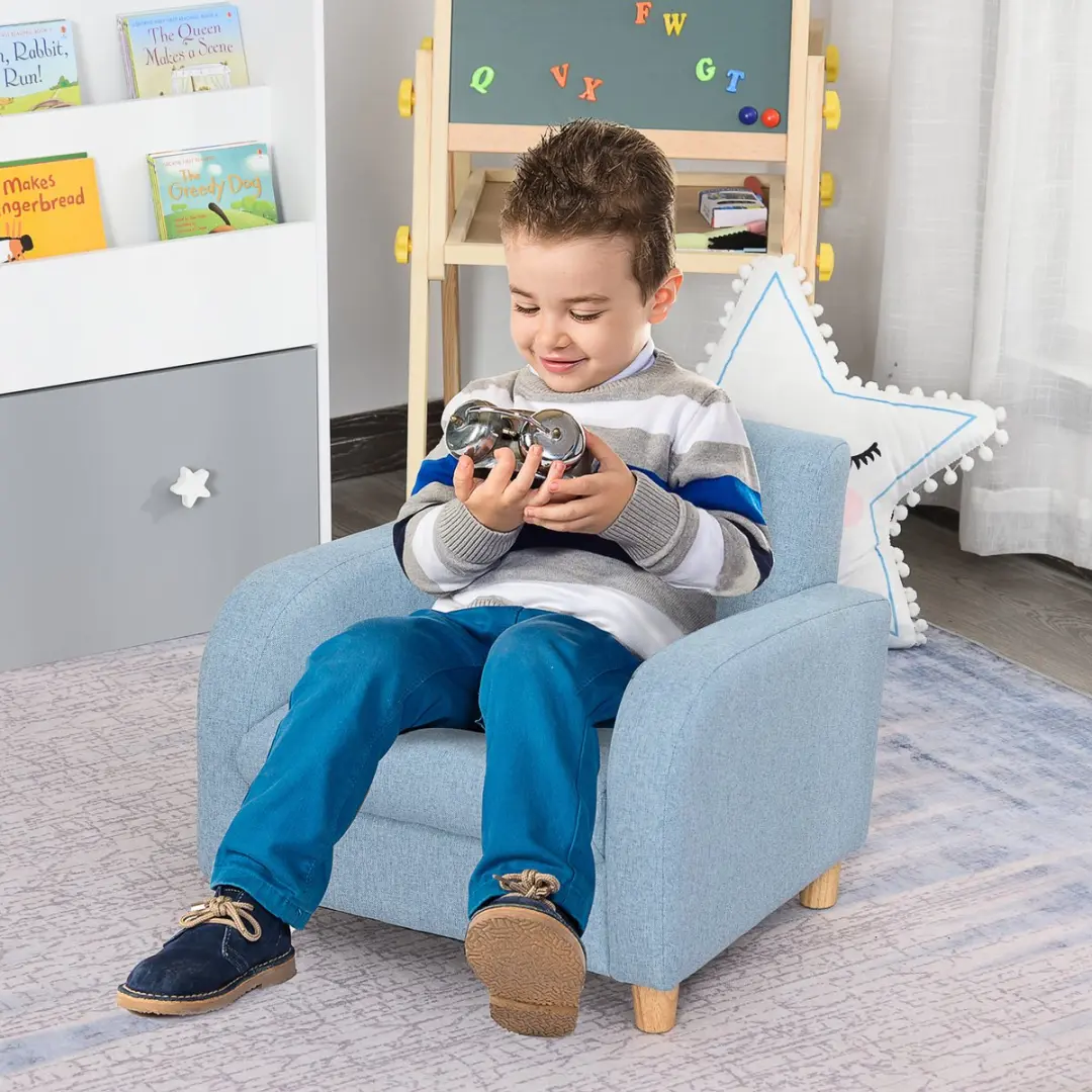 Homcom Kinderfauteuil 310-043 - Blauw