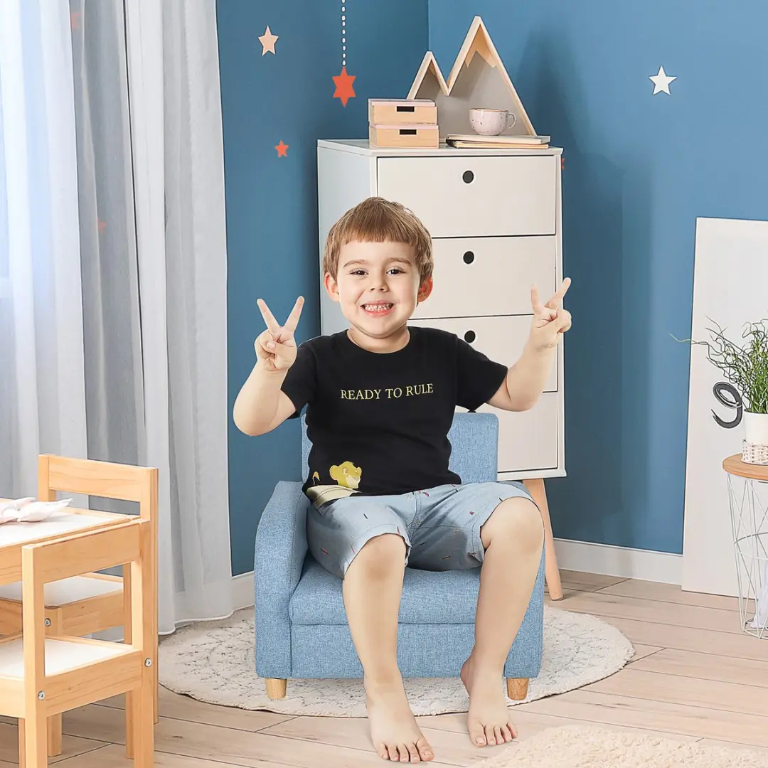 Homcom Kinderfauteuil 310-043 - Blauw