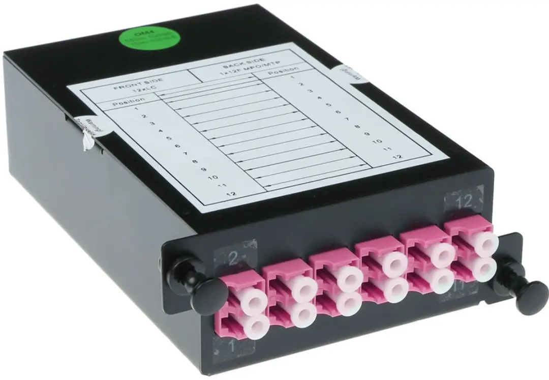 ACT Fanout Cassette 12 Fibers MTP-MPO Low Loss OM4