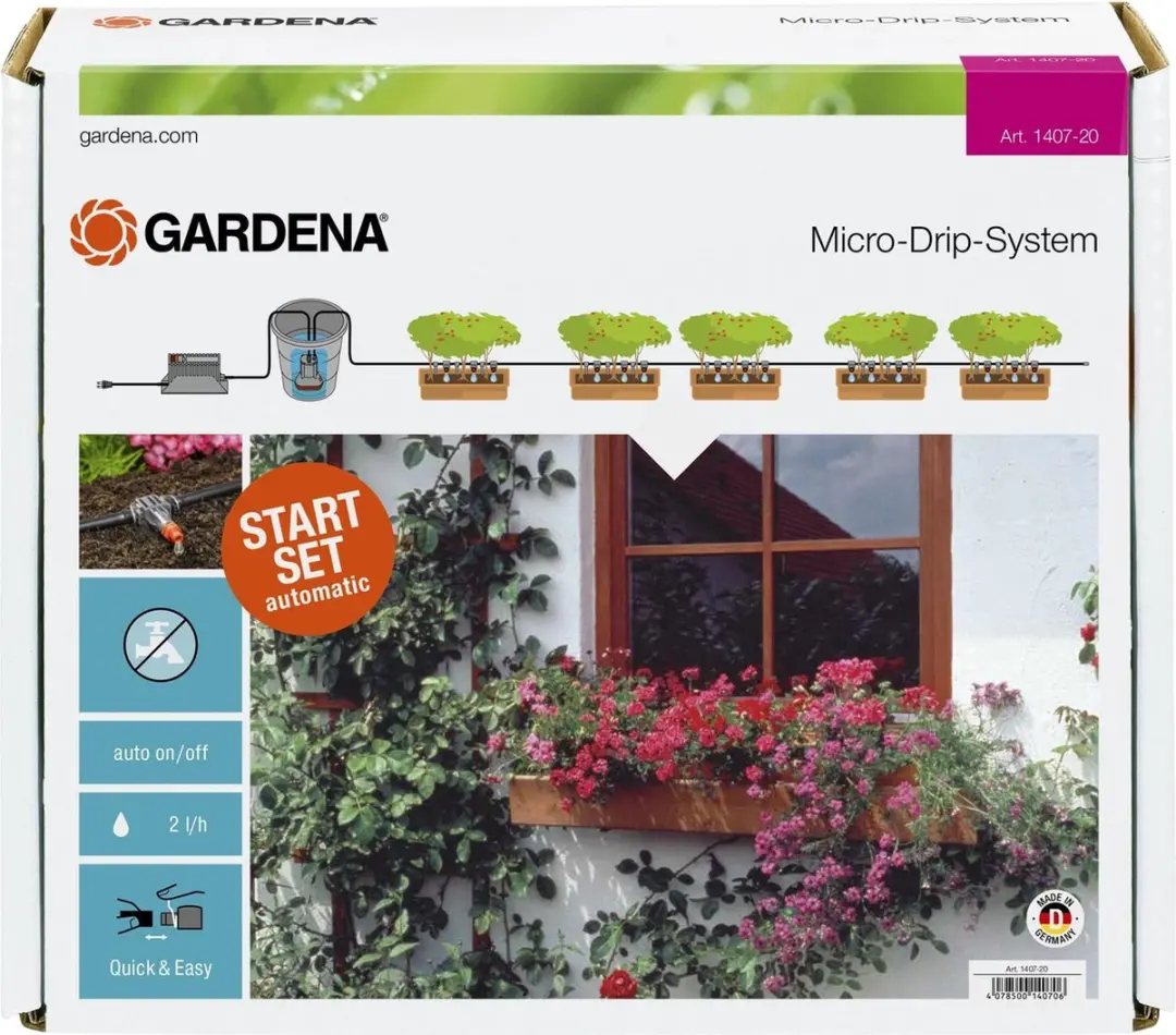 Gardena Volautomatische Bloembakbesproeiing Set