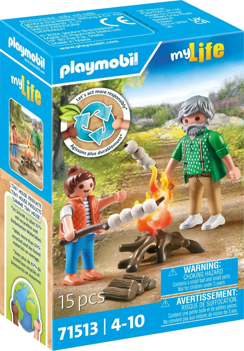 Playmobil My Life Kampvuur met marshmallows 71513