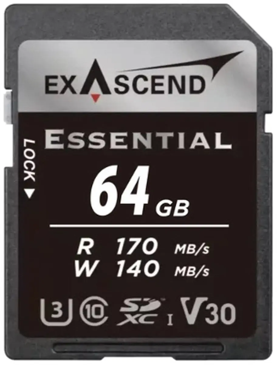 Exascend ESSENTIAL EX64GSDU1-S SDXC Geheugenkaart 64GB