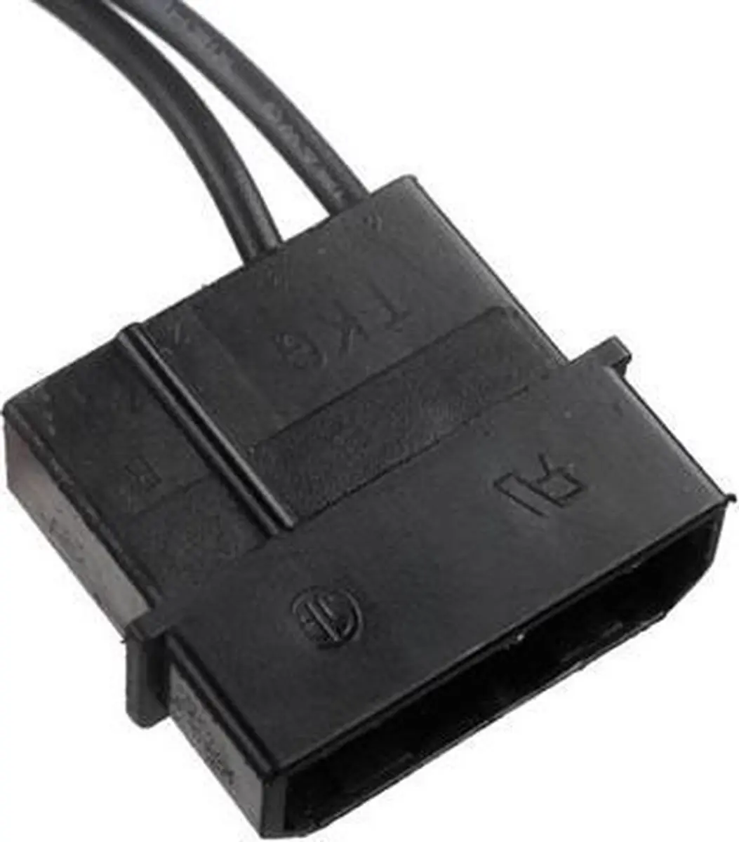 SilverStone Slim SATA 2-in-1 Datakabel + Stroomadapter - Zwart
