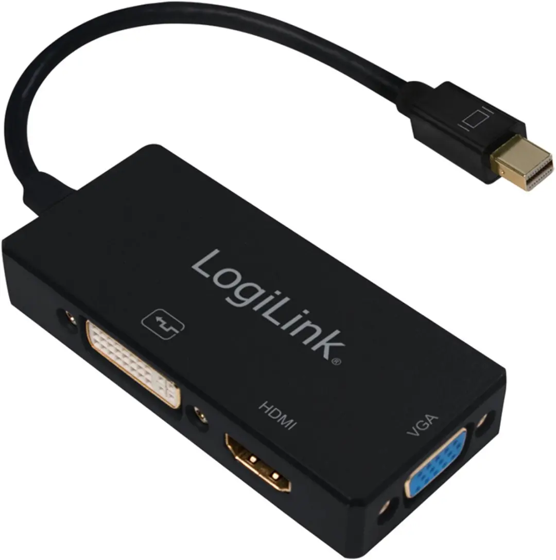 Logilink CV0110 4K Mini DisplayPort Adapter - Zwart