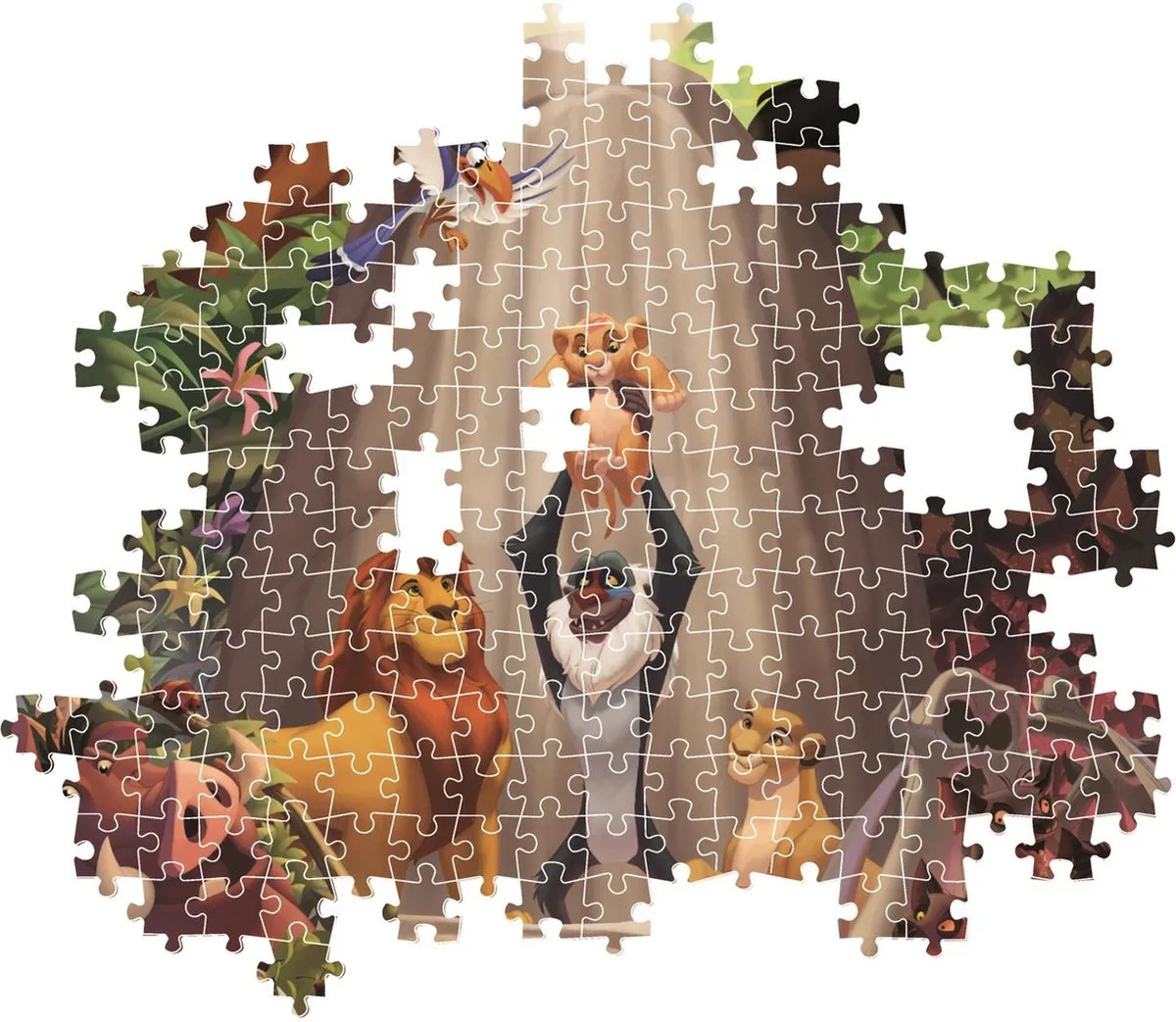 Clementoni The Lion King Puzzel 1000 Stuks - Multikleur