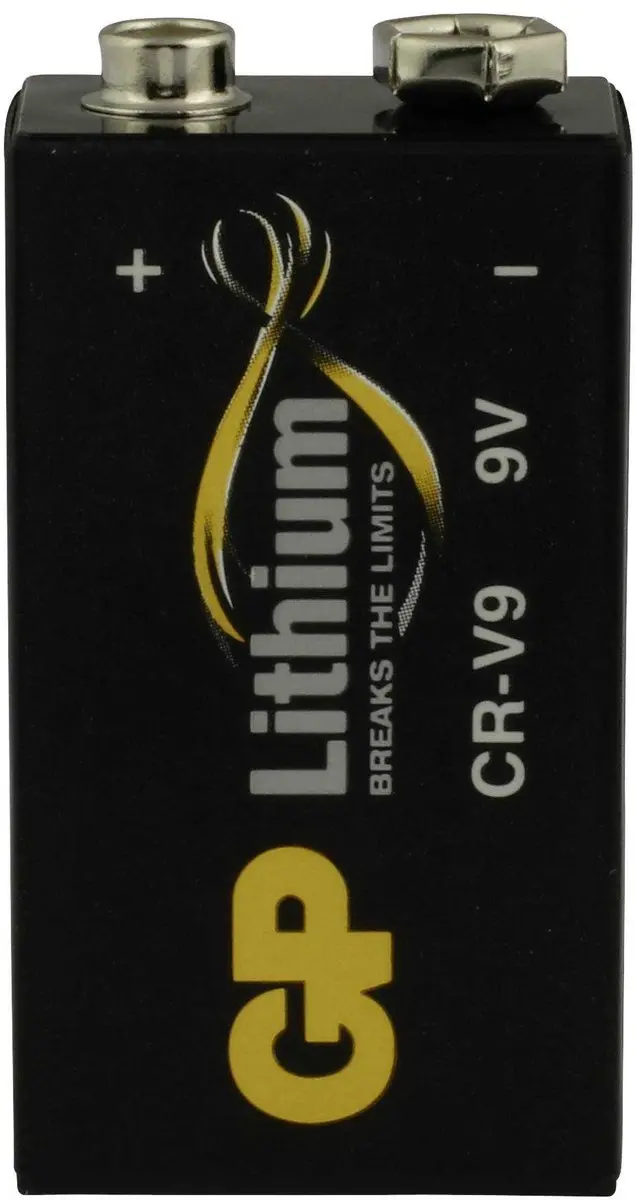 GP 9V Lithium Batterij - Rookmelder - 1 Stuk
