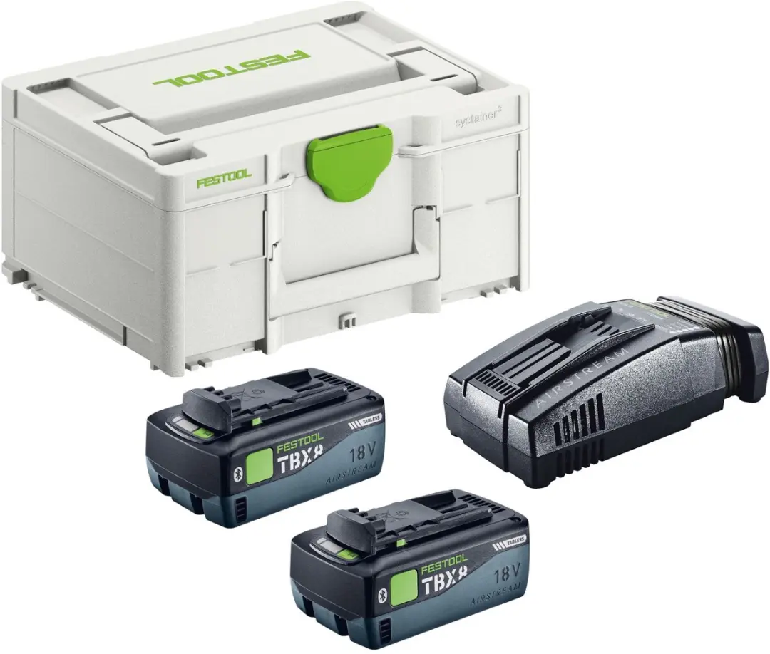 Festool SYS 18V Energieset 2x TBX8/SCA16