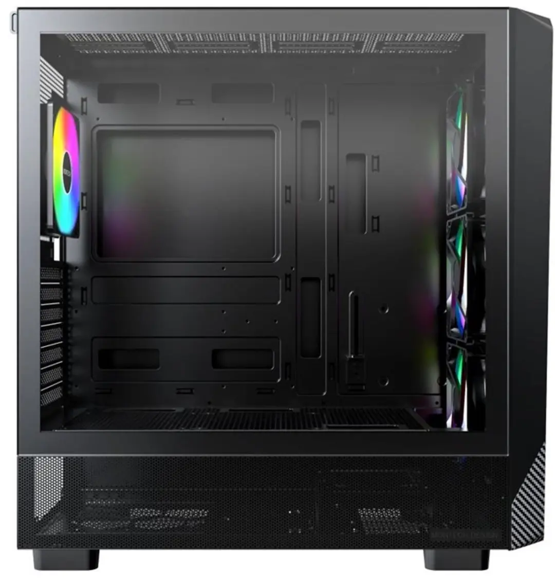Montech X5 Midi Tower - Zwart