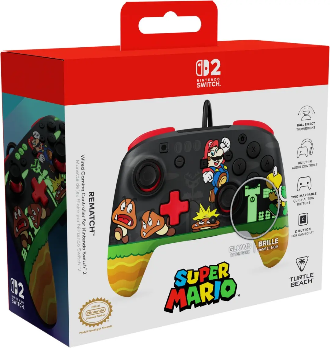 Turtle Beach Rematch Bedrade Controller - Nintendo Switch - Goomba Stomp