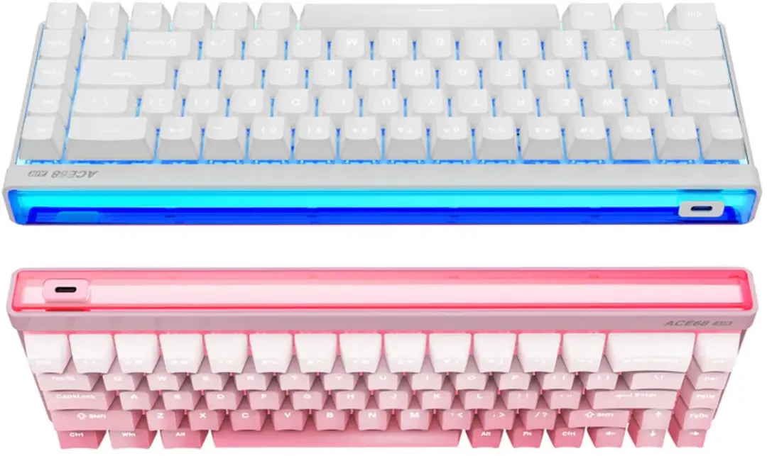 MCHOSE Ace 68 Air Gamingtoetsenbord - Wit