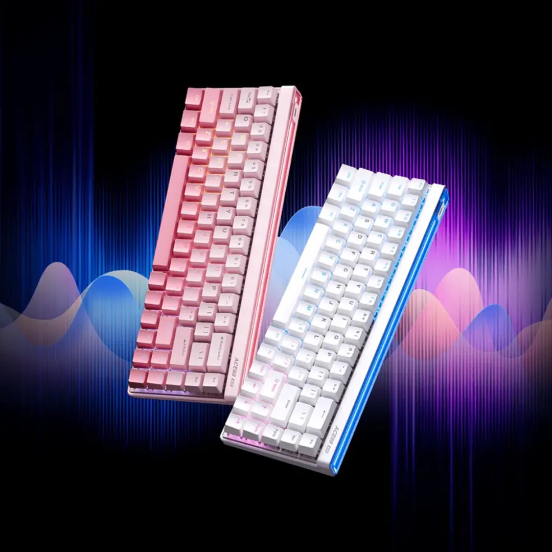 MCHOSE Ace 68 Air Gamingtoetsenbord - Wit