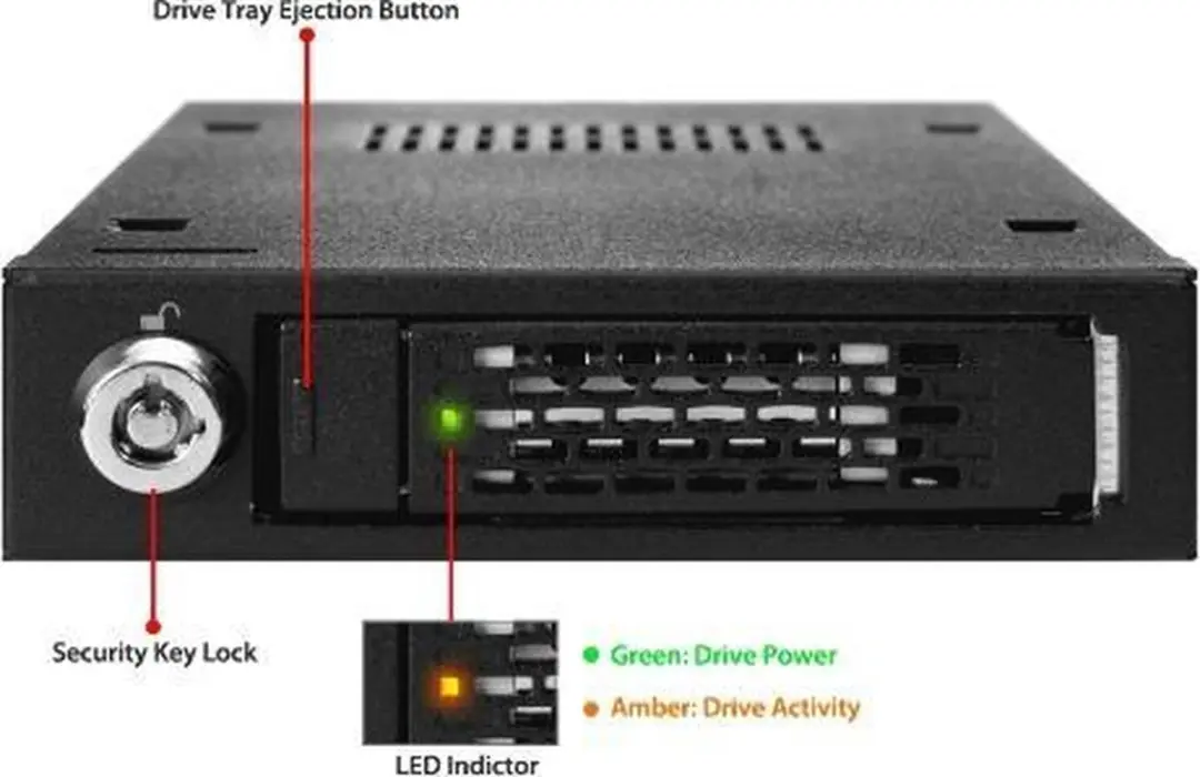 Icy Dock MB991IK-B HDD Tray - Zwart