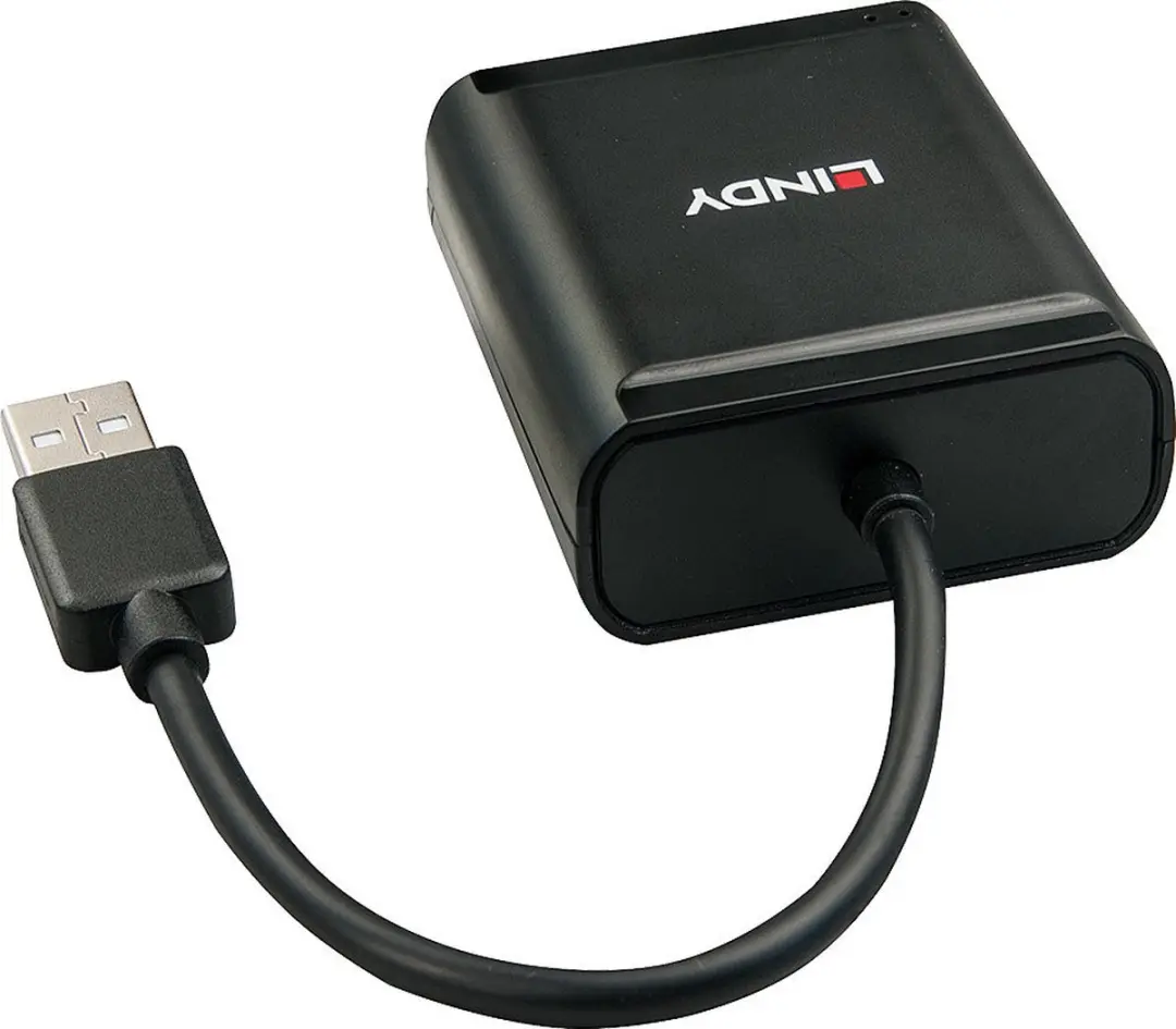 Lindy USB 2.0 Extender RJ45 - Zwart