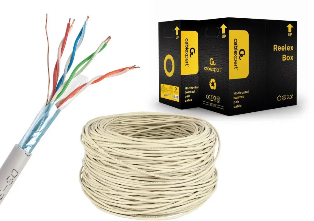 Cablexpert FTP Cat5E Kabel 305m - Grijs