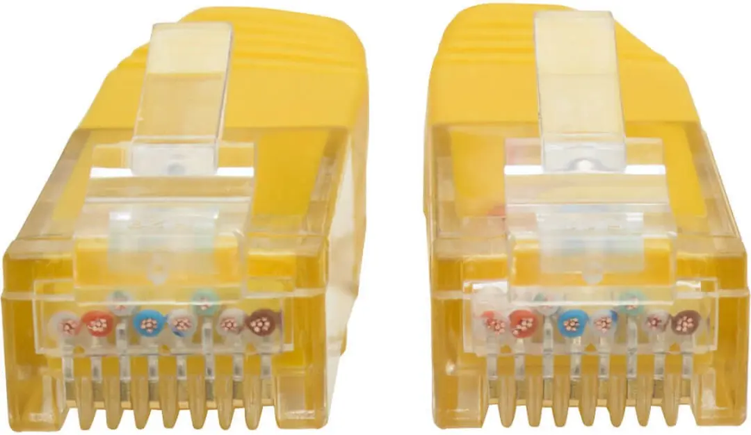 Tripp Lite N200-005-YW Netwerkkabel Cat6 Geel 1,5m