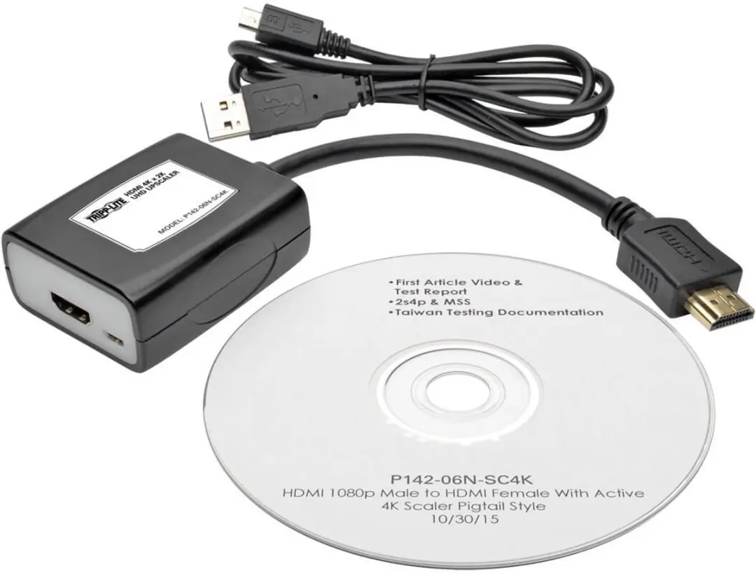 Tripp Lite P142-06N-SC4K HDMI-adapter - Zwart