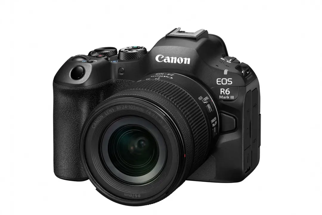Canon EOS R6 Mark III RF 24-105mm F4-7.1 IS STM - 32,5 MP - Zwart