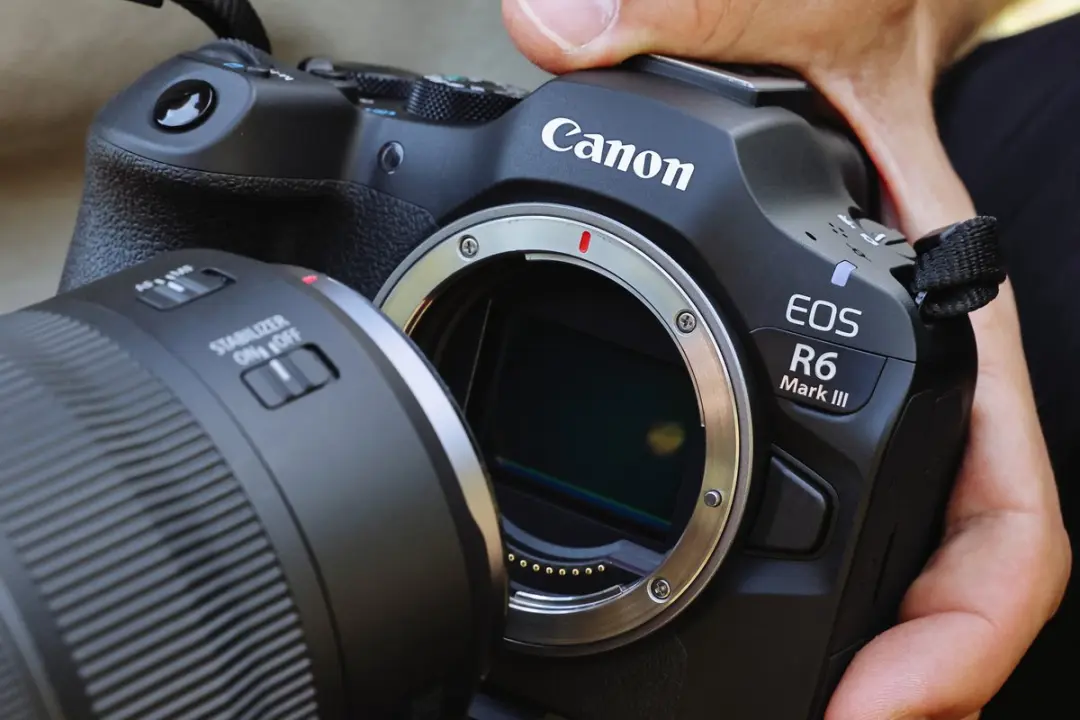 Canon EOS R6 Mark III RF 24-105mm F4-7.1 IS STM - 32,5 MP - Zwart