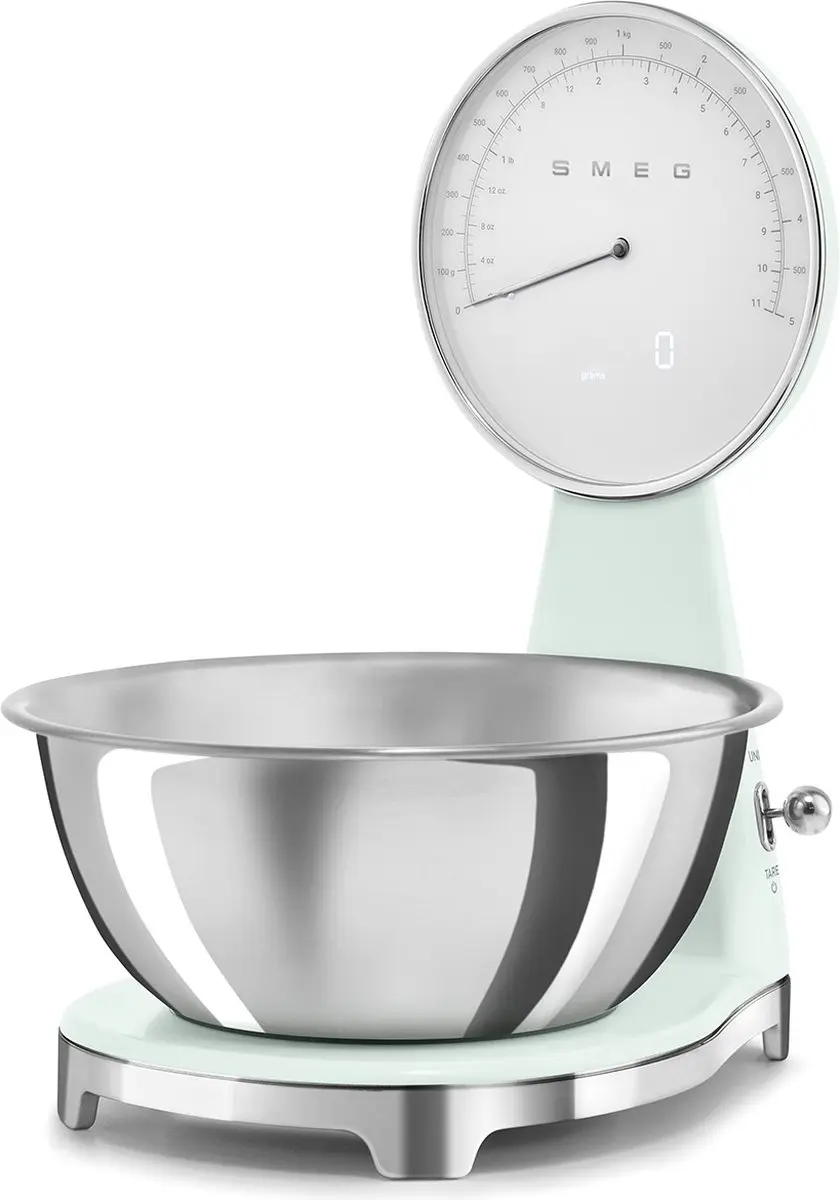 Smeg KSF01PGWW Keukenweegschaal 5kg - Watergroen