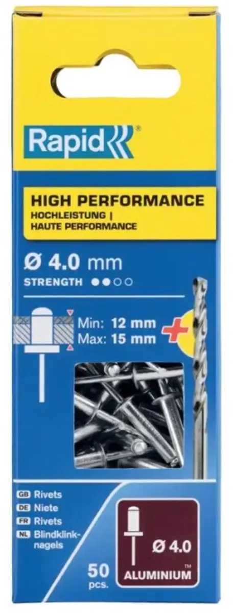 Rapid High Performance Klinknagel 5000386 - Ø4.0 x 18mm - 1 Stuk