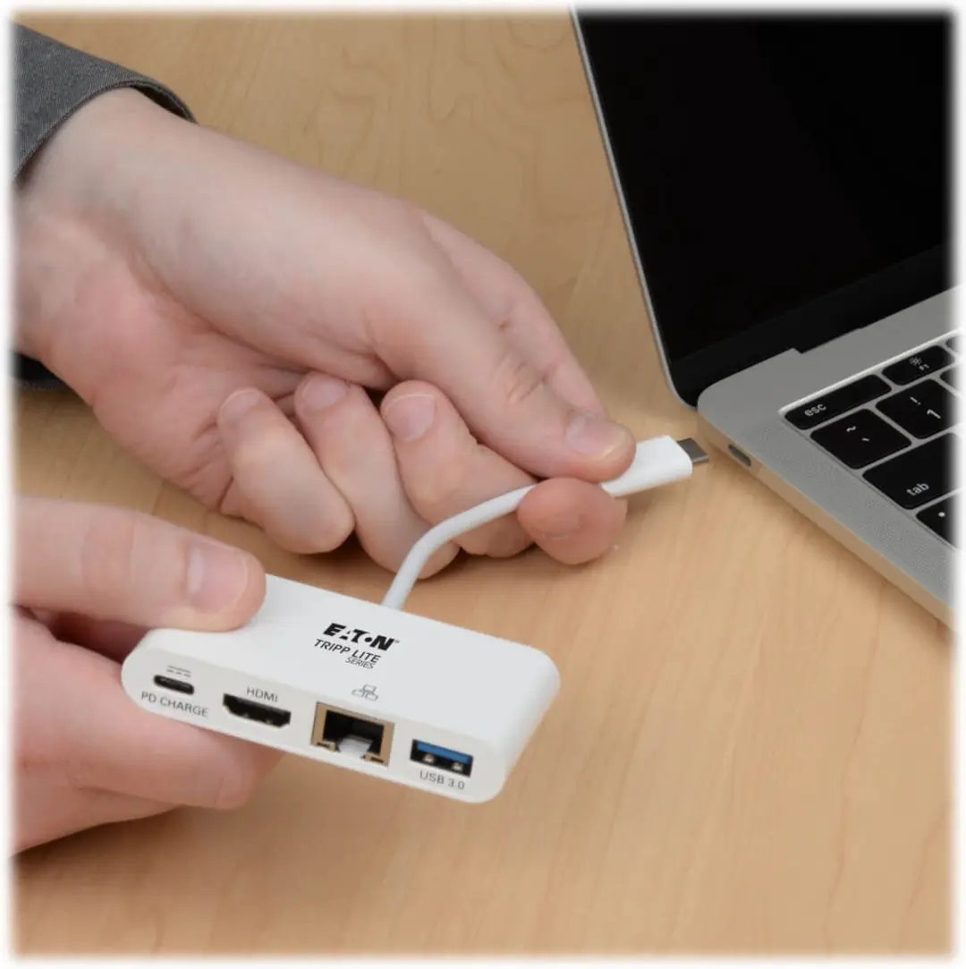 Tripp Lite U444-06N-HGU-C USB-C Adapter - HDMI + USB-A Wit
