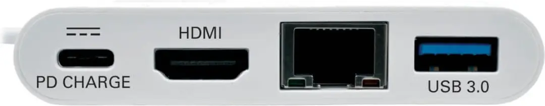Tripp Lite U444-06N-HGU-C USB-C Adapter - HDMI + USB-A Wit