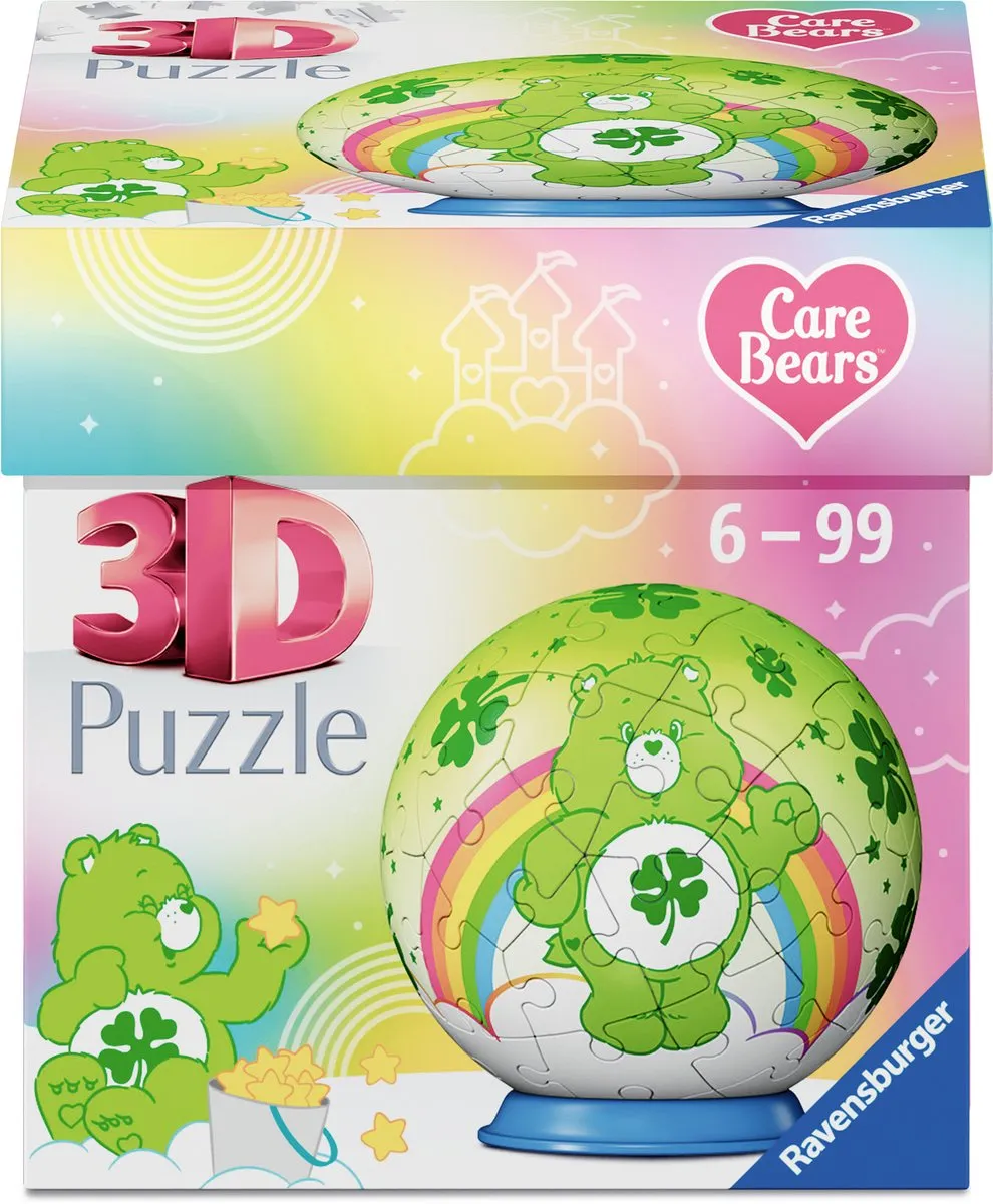 Ravensburger Care Bears Good Luck Bear 3D Puzzle-Ball - 55 Stukjes