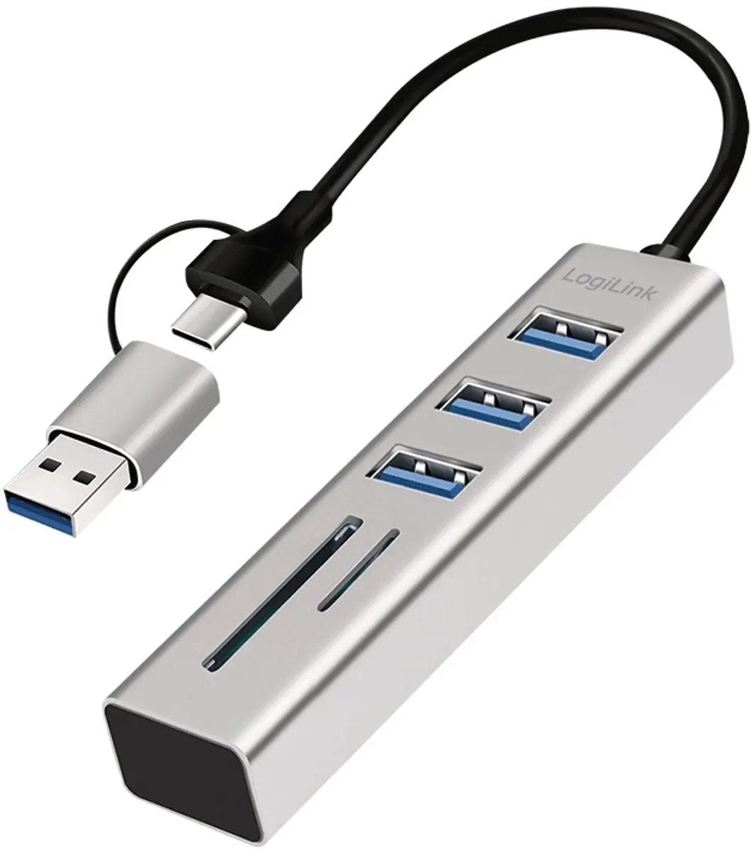 Logilink UA0445 USB-hub 3 poorten