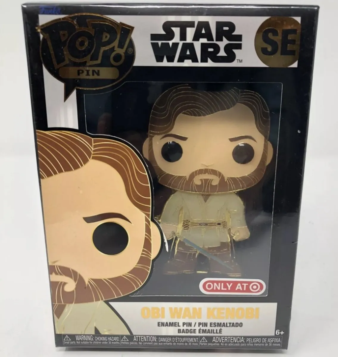 Funko Star Wars POP! Pin Obi-Wan Kenobi - Grote Emaille Pin