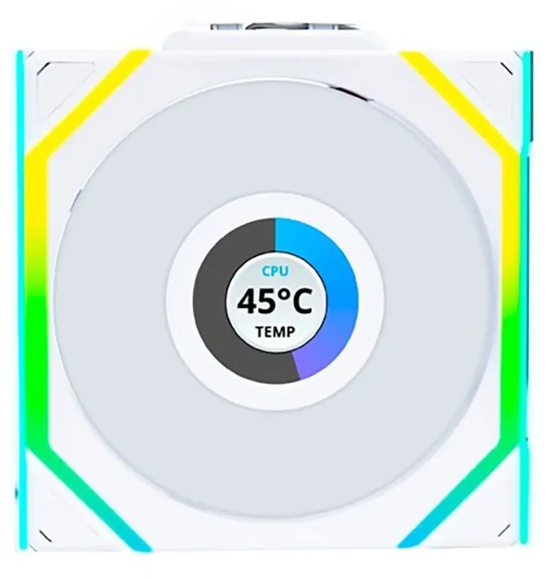 Lian Li SL Wireless LCD Ventilator 120mm - Transparant