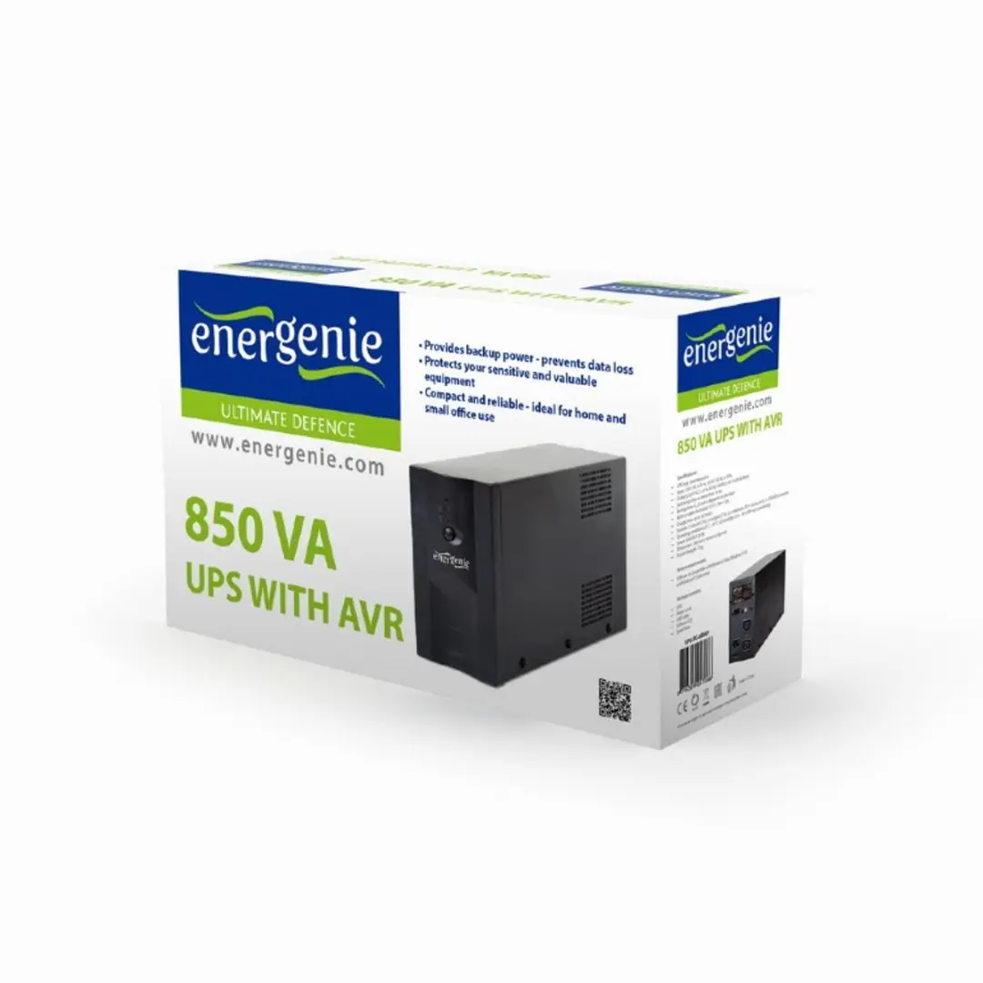 EnerGenie UPS-PC-850AP UPS 850VA - Zwart