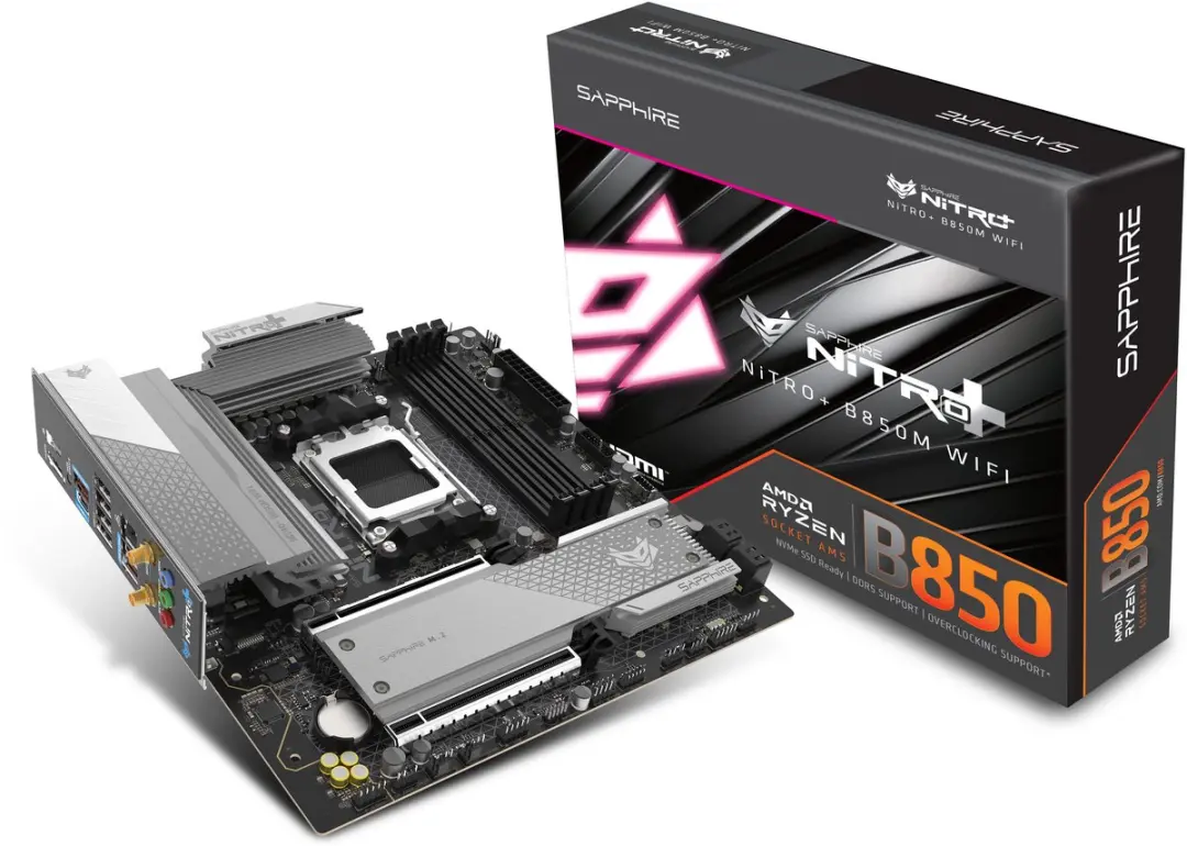 Sapphire NITRO+ B850M WIFI AMD B850 microATX