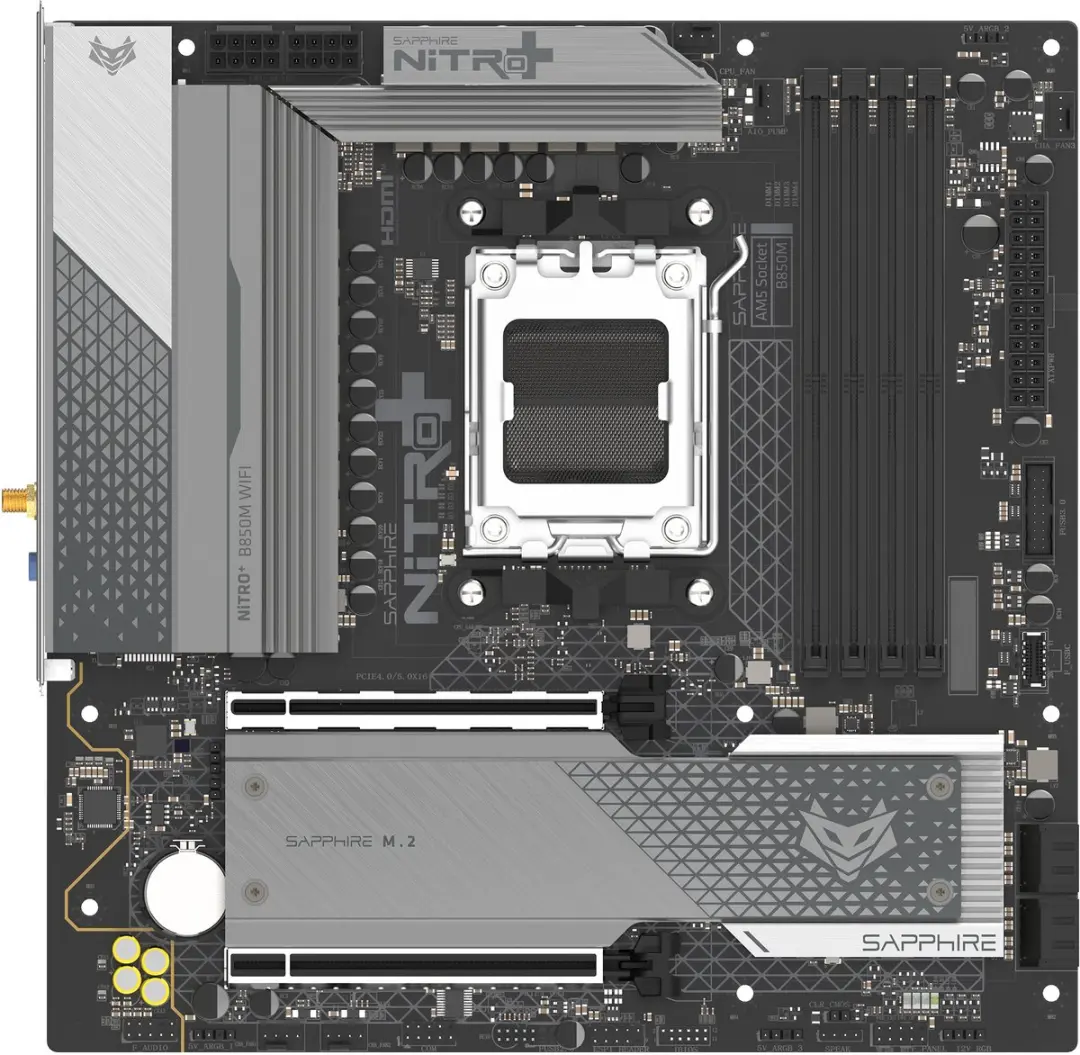Sapphire NITRO+ B850M WIFI AMD B850 microATX