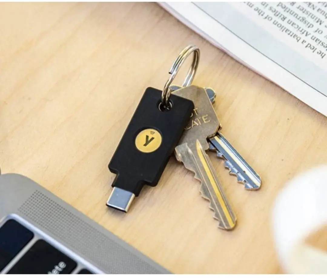Yubico YubiKey 5C NFC Beveiligingssleutel - USB-C & NFC - Zwart