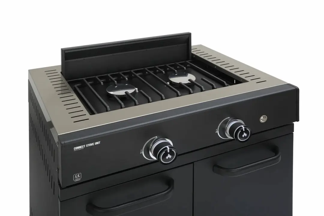 GRLLR Connect Stove Unit - 2 Branders Antraciet