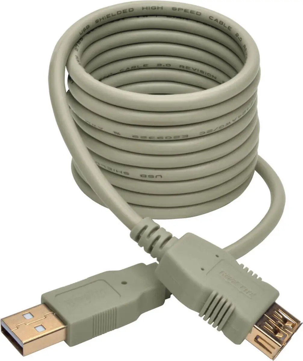 Tripp Lite U024-006-BE USB 2.0 Kabel M/F - 1,8m Beige