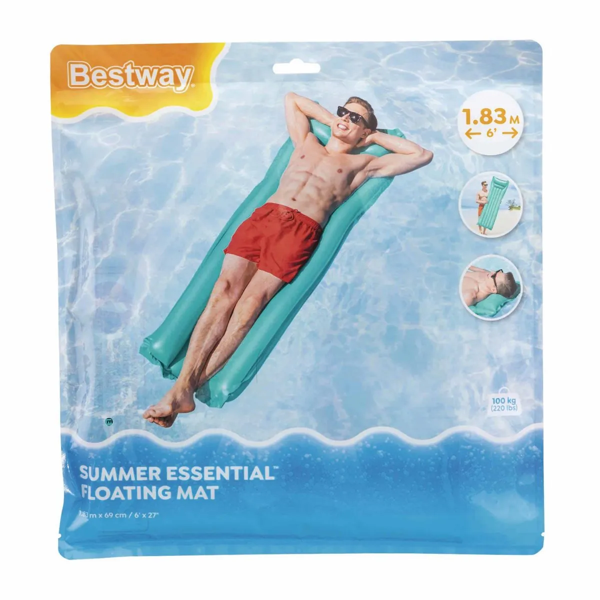 Bestway Summer Essential Drijfmat 6' x 27 - afbeelding 6 van 6