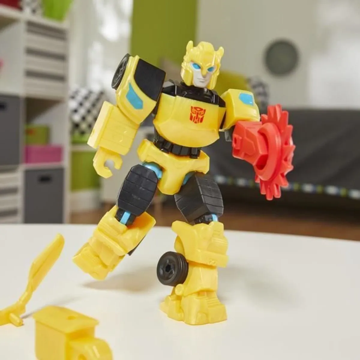 Hasbro Transformers MixMashers Bumblebee Actiefiguur 12cm - Multicolor