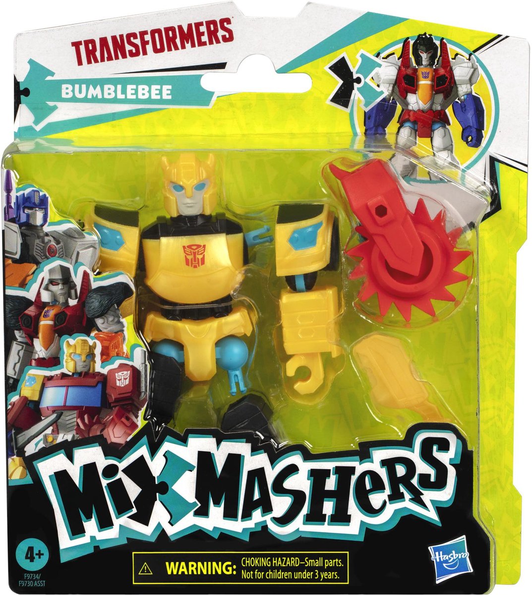 Hasbro Transformers actiefiguur Bumblebee MixMashers 12 cm speelgoed.