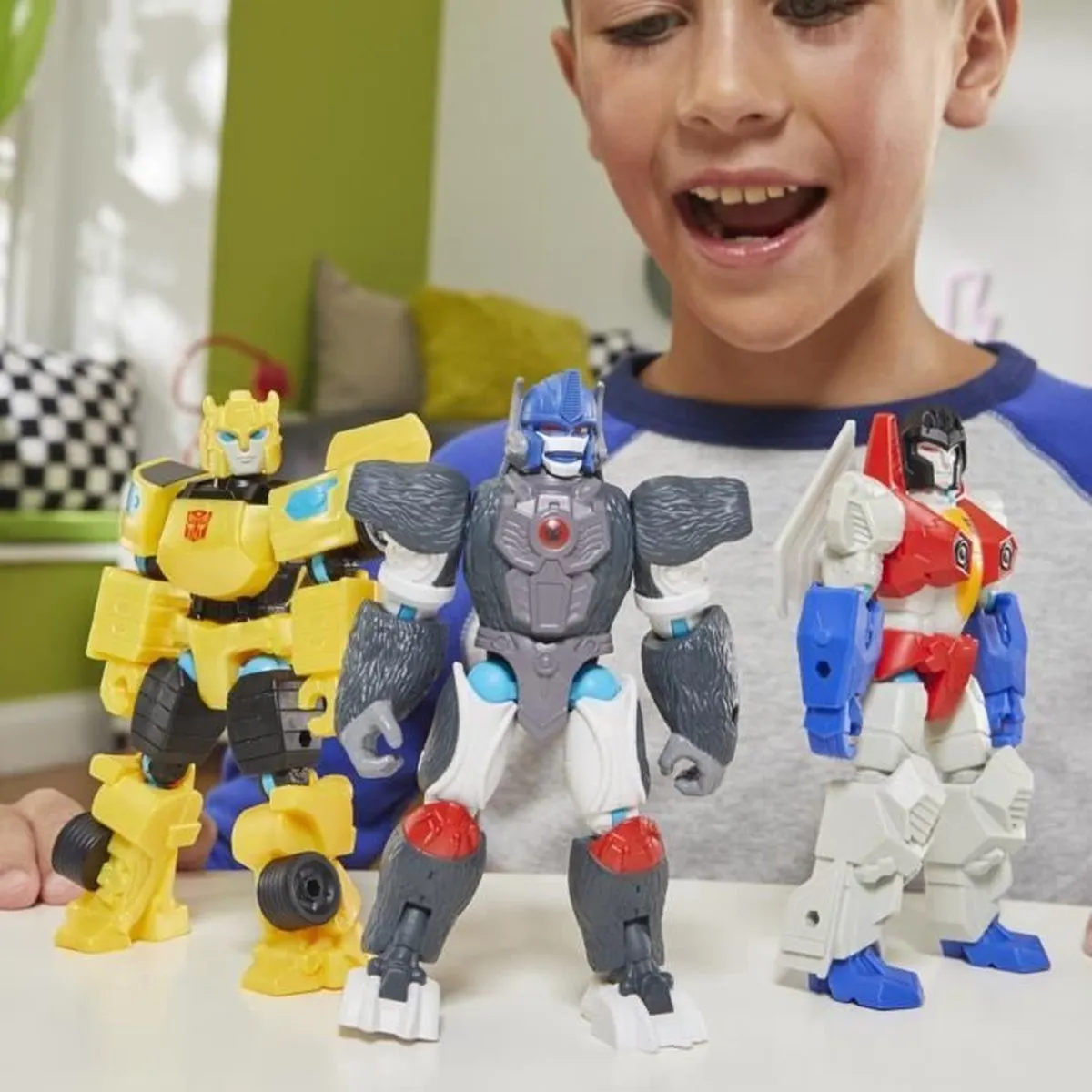Hasbro Transformers MixMashers Bumblebee Actiefiguur 12cm - Multicolor