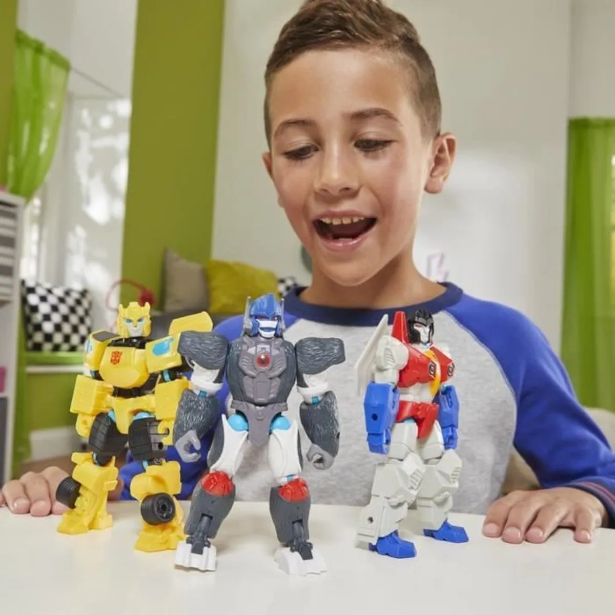 Hasbro Transformers MixMashers Bumblebee Actiefiguur 12cm - Multicolor
